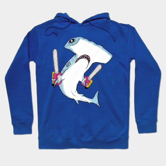 Too Deadly - Hammerhead shark Hoodie by InflictDesign